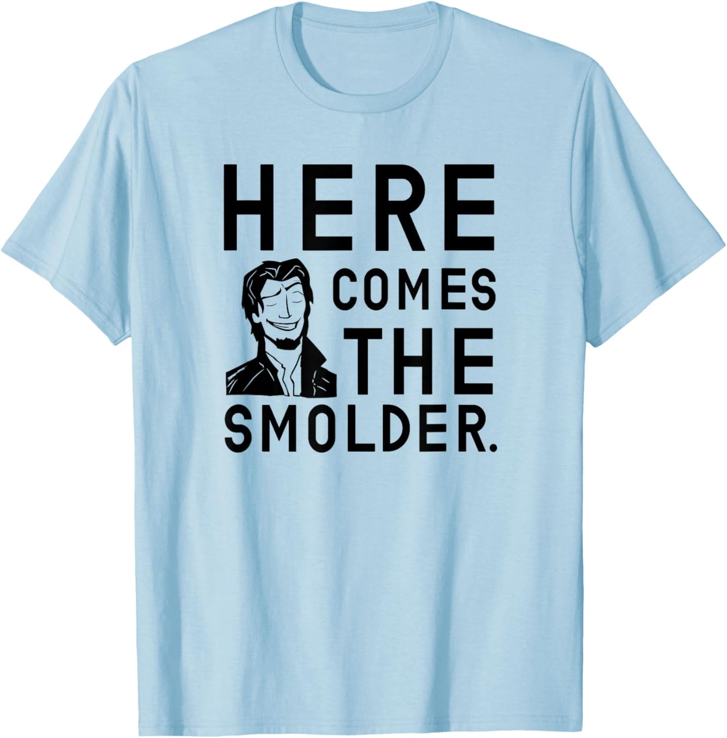 Here Comes The Smolder Ver.2 T-Shirt - T-Shirt | Light Blue