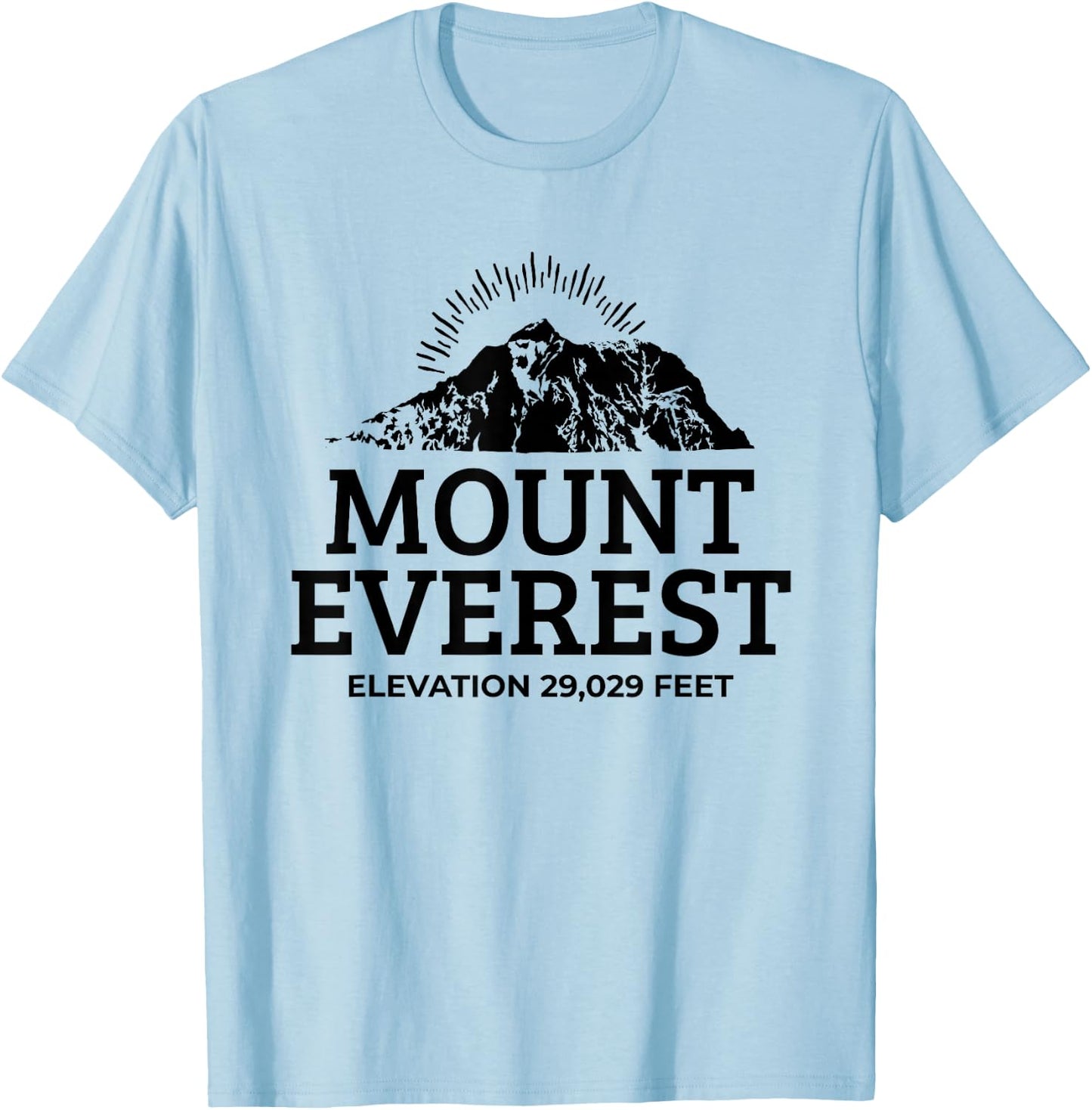 Mount Everest Shirt Rock Climbing Expedition T-Shirt - T-Shirt | Light Blue