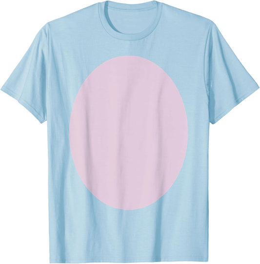 Pig Costume Pink Pig Belly Halloween Carnival Animal DIY T-Shirt - T-Shirt | Light Blue