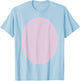 Pig Costume Pink Pig Belly Halloween Carnival Animal DIY T-Shirt - T-Shirt | Light Blue
