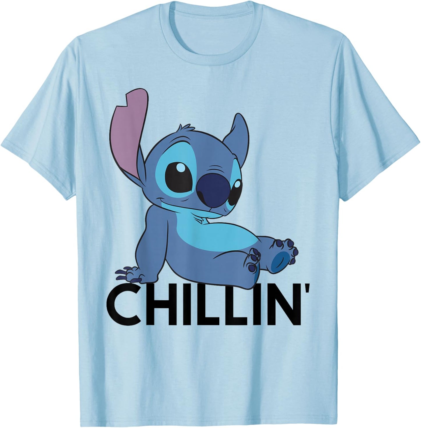 Lilo & Stitch - Chillin T-Shirt - T-Shirt | Light Blue