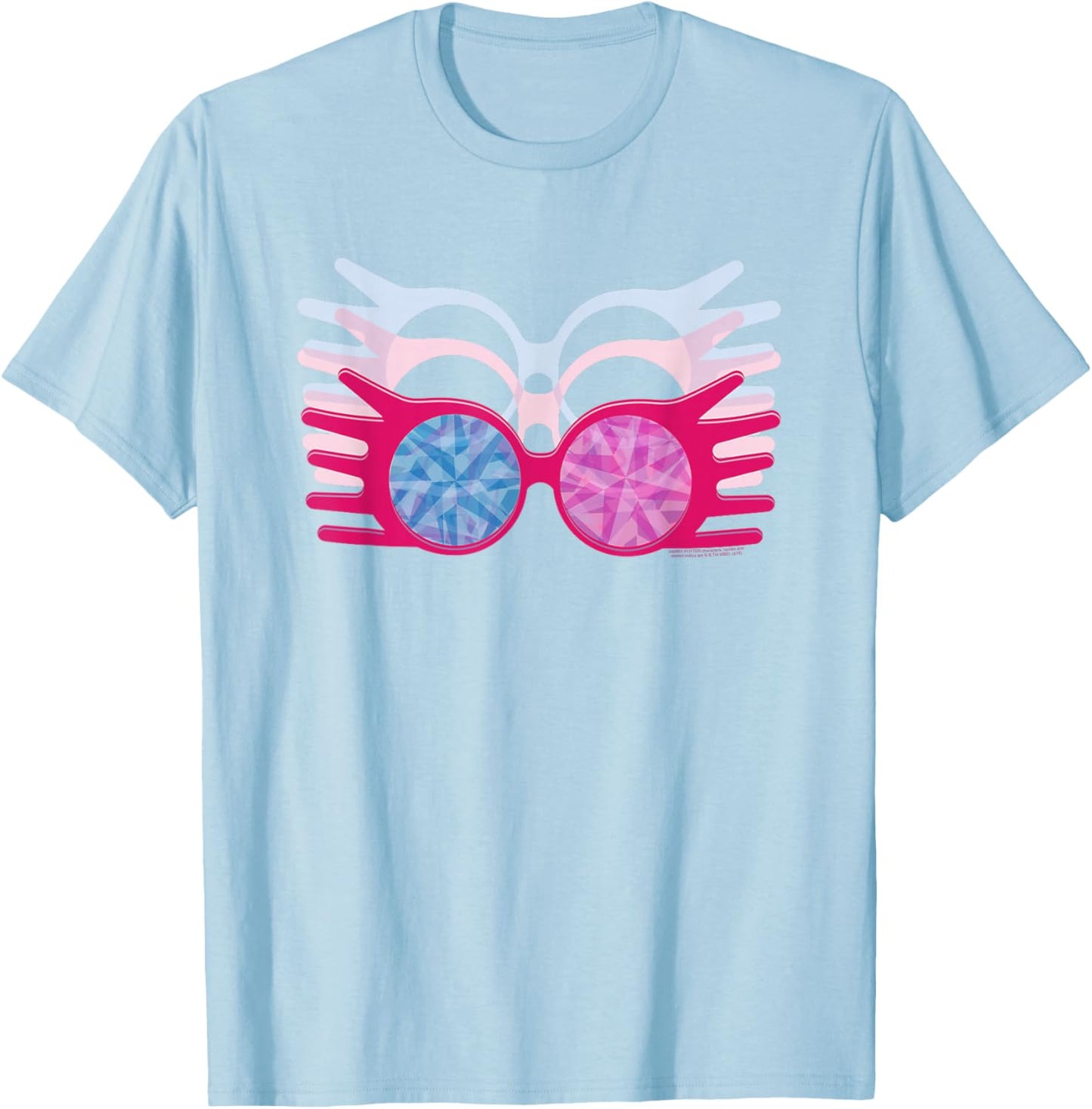 Harry Potter Luna Lovegood Spectrespecs T-Shirt - T-Shirt | Light Blue