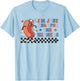 Hot Dog I'm Just Here For The Wieners Cute Retro 4th Of July T-Shirt - T-Shirt | Light Blue