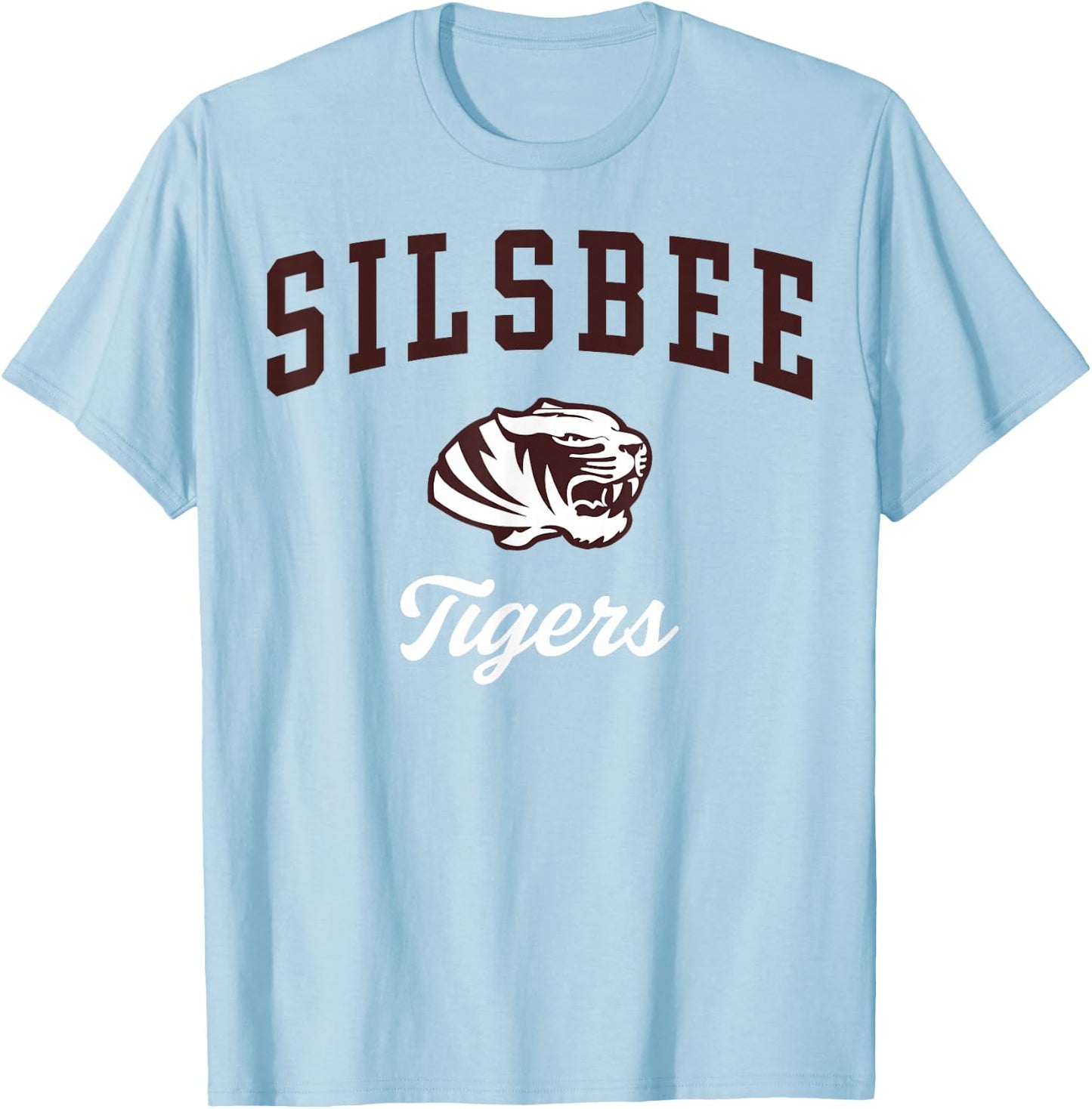 Silsbee High School Tigers C3 T-Shirt - T-Shirt | Light Blue