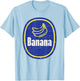 Banana Sticker Funny Fruit Lazy DIY Easy Halloween Costume T-Shirt - T-Shirt | Light Blue
