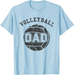 Volleyball Dad T-Shirt - T-Shirt | Light Blue