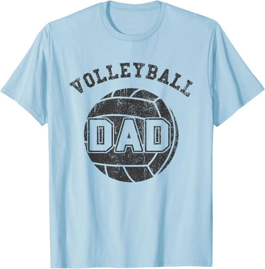 Volleyball Dad T-Shirt - T-Shirt | Light Blue