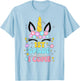 First Grade Here I Come Unicorn Girls Kids Back To School T-Shirt - T-Shirt | Light Blue