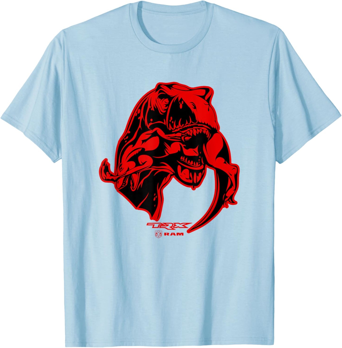 RAM Trucks TRX T-Rex (Red) T-Shirt - T-Shirt | Light Blue