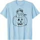 Garfield - Boo Halloween Jack O' Lantern Pumpkin T-Shirt - T-Shirt | Light Blue