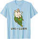 Uni Corn Unicorn on the cob funny cute birthday gift T-Shirt - T-Shirt | Light Blue