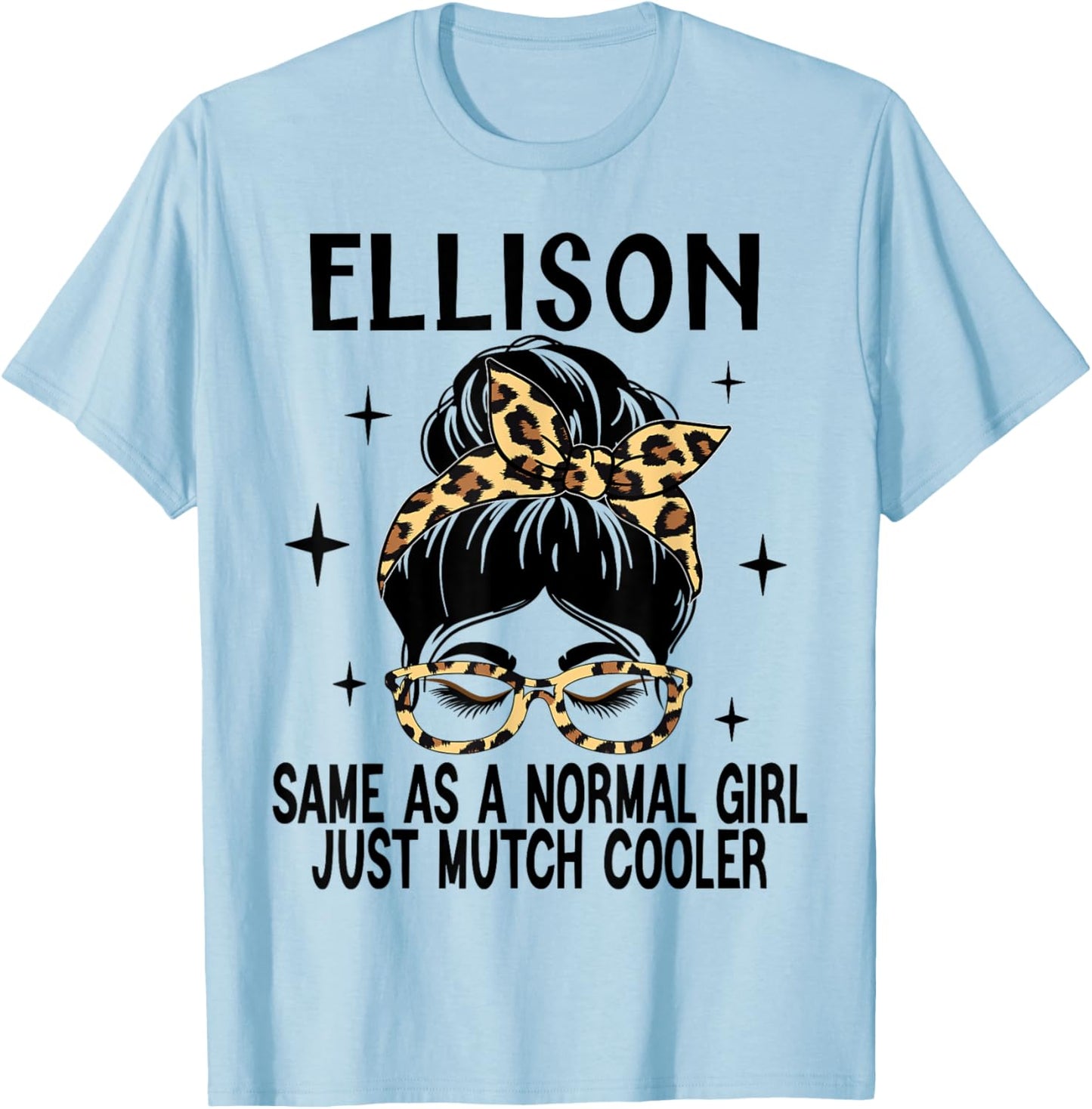 ELLISON Costume Cute Definition Personalized Name ELLISON T-Shirt - T-Shirt | Light Blue