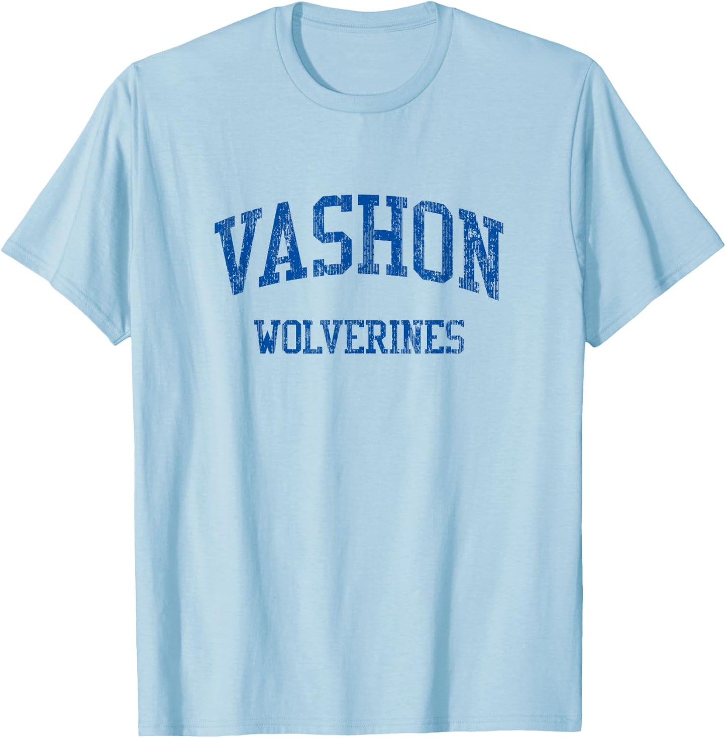 Vashon High School HS St Louis MO Vintage Sports T-Shirt - T-Shirt | Light Blue