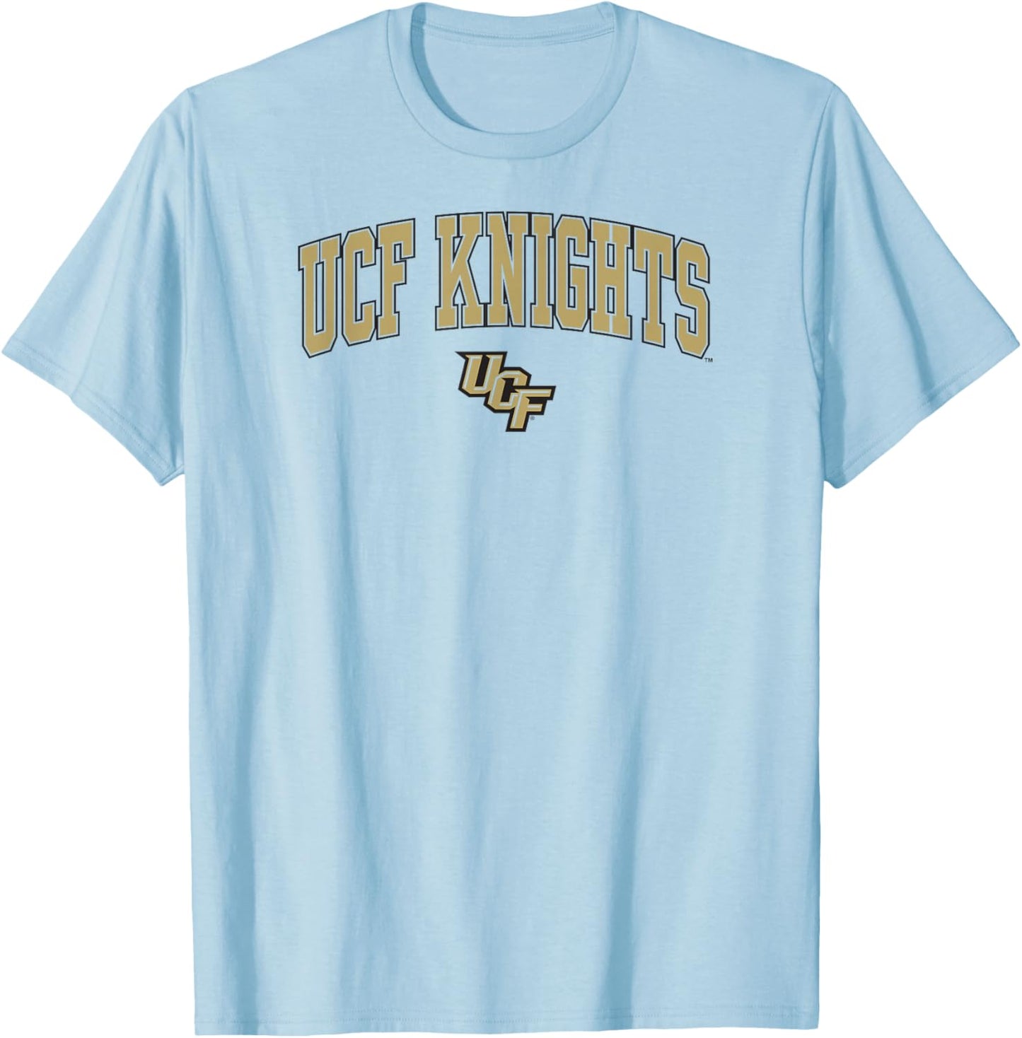 Central Florida Golden Knights Arch Over White T-Shirt - T-Shirt | Light Blue