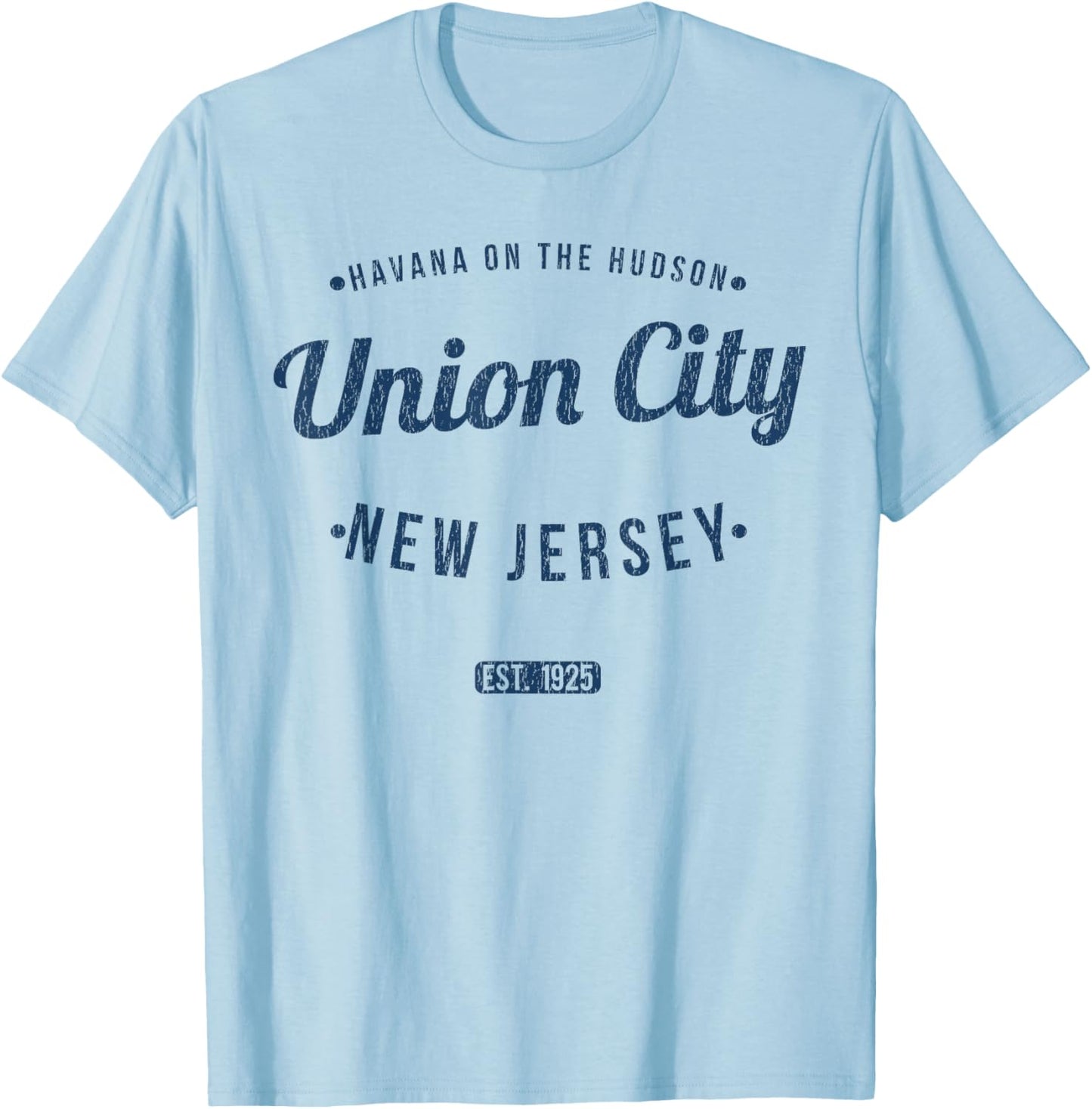 Union City New Jersey Vintage Travel Souvenir Union City T-Shirt - T-Shirt | Light Blue