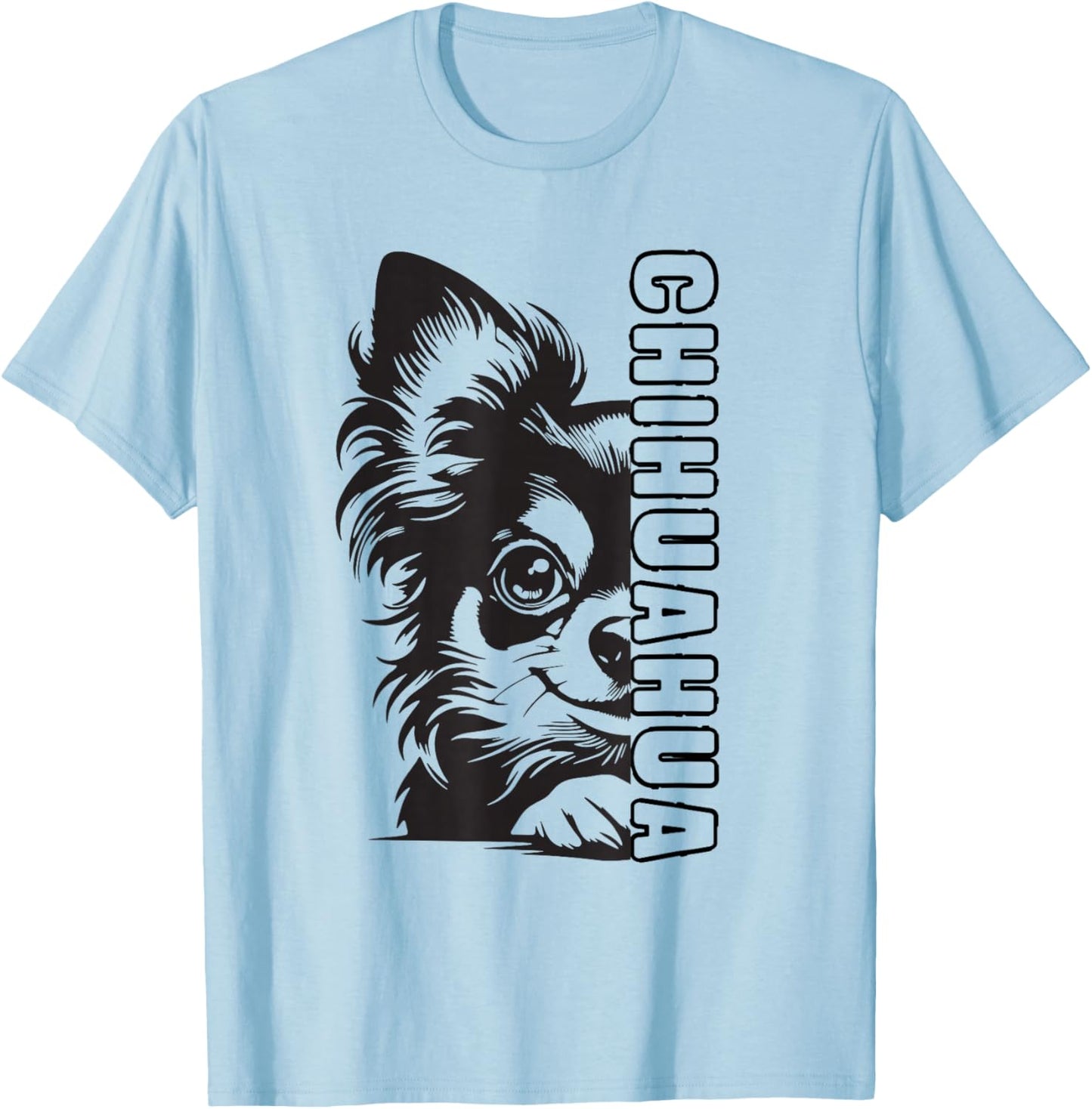 Chihuahua Dog Master Mummy Dog Chihuahua T-Shirt - T-Shirt | Light Blue