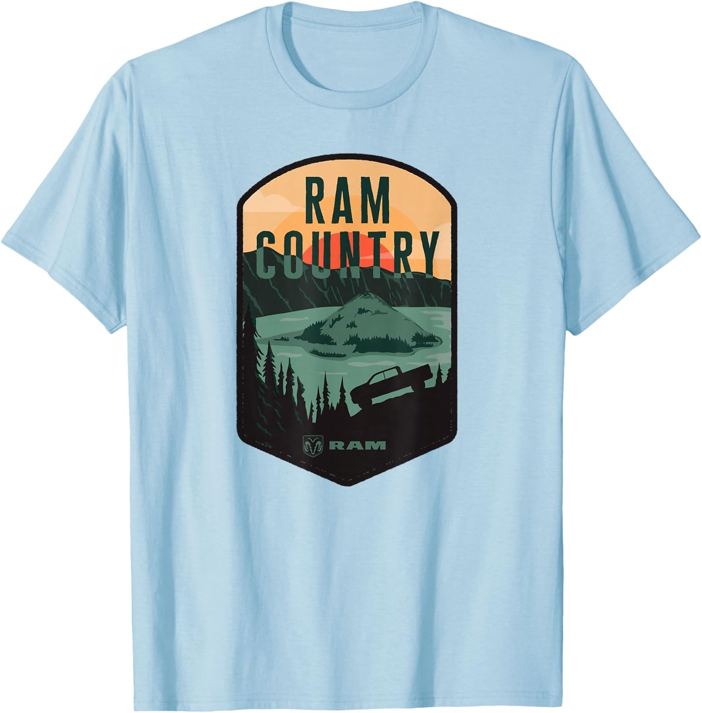 RAM Trucks Country T-Shirt - T-Shirt | Light Blue