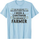 So God Made a Farmer Farming Agriculture T-Shirt - T-Shirt | Light Blue