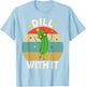 Funny Dill with It Pickle-Shirt Kids Boys Toddler Vegan T-Shirt - T-Shirt | Light Blue