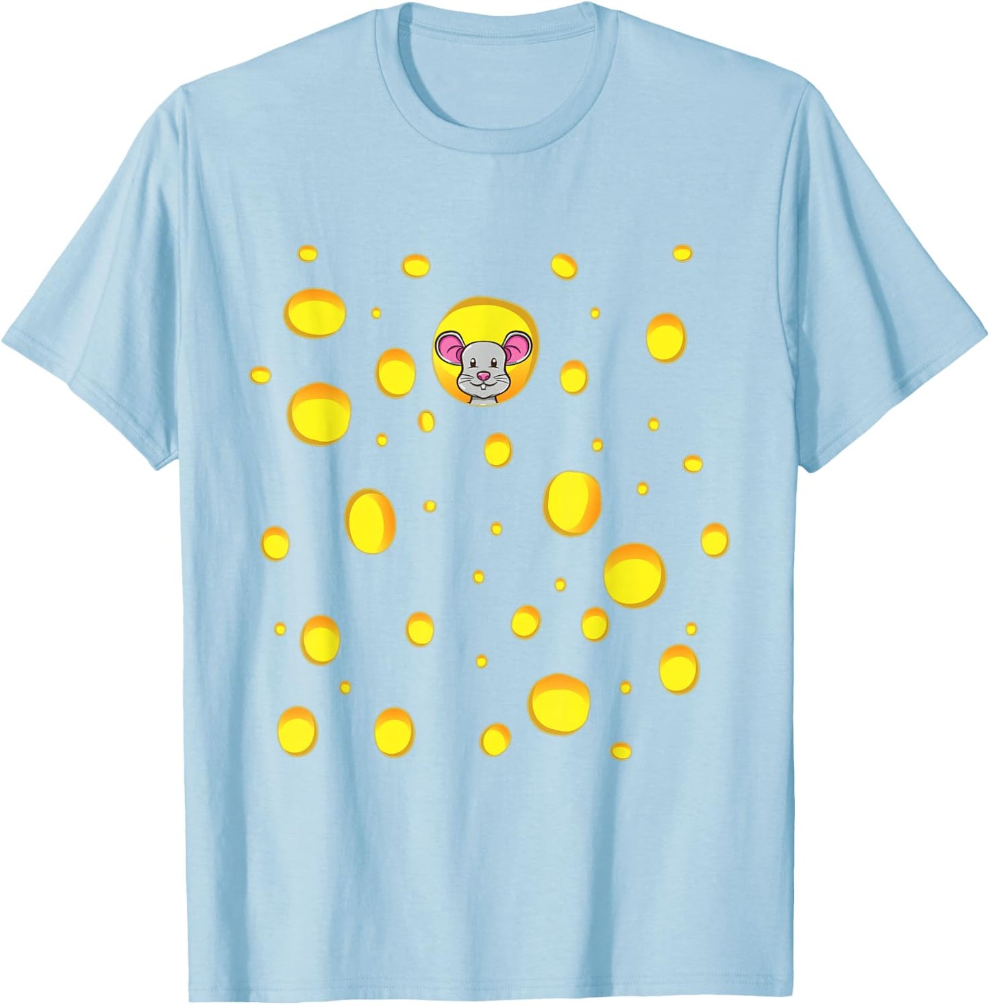 Cheese Costume Halloween T-Shirt - T-Shirt | Light Blue