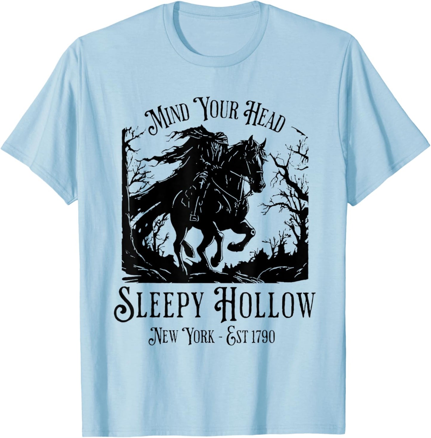 Sleepy Hollow New York Vintage T-Shirt - T-Shirt | Light Blue