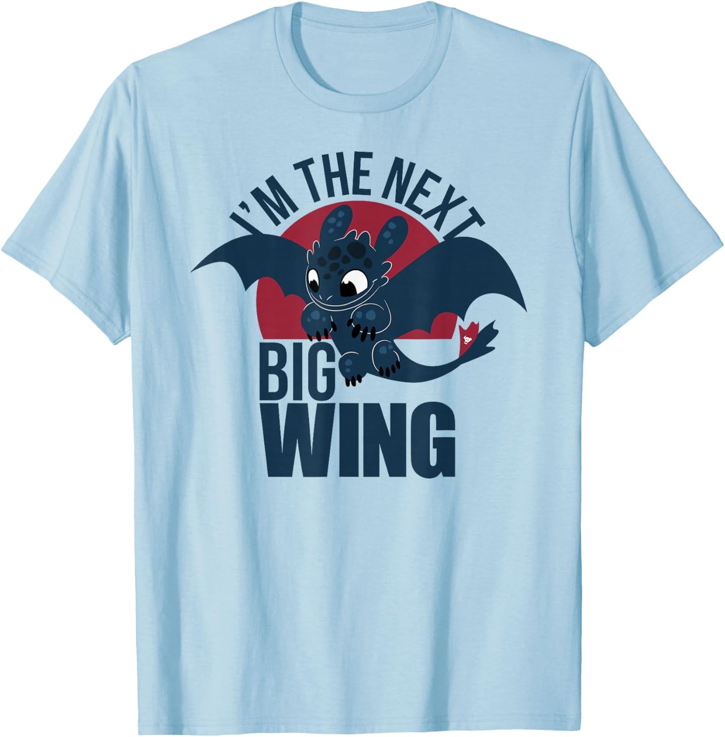 How to Train Your Dragon 3 Hidden World Big Wing T-Shirt - T-Shirt | Light Blue
