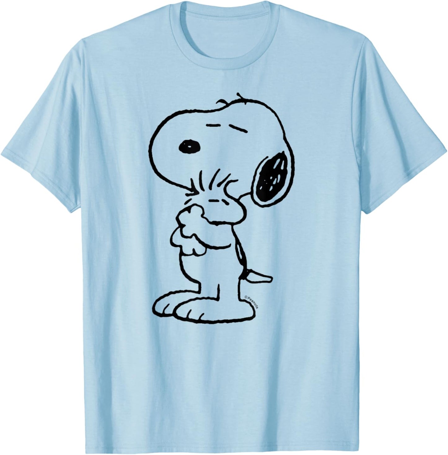 Peanuts - Snoopy Loves Woodstock T-Shirt - T-Shirt | Light Blue