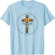 The Old Rugged Cross Christian Gift T-Shirt - T-Shirt | Light Blue