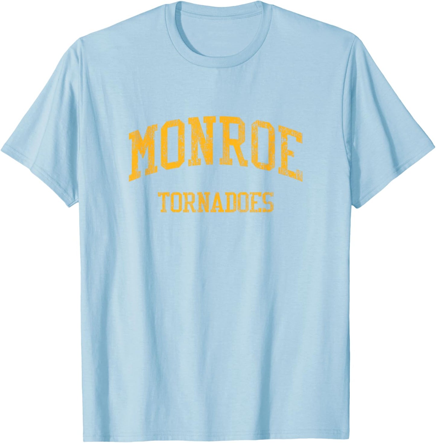 Monroe High School HS Albany GA Vintage Sports T-Shirt - T-Shirt | Light Blue