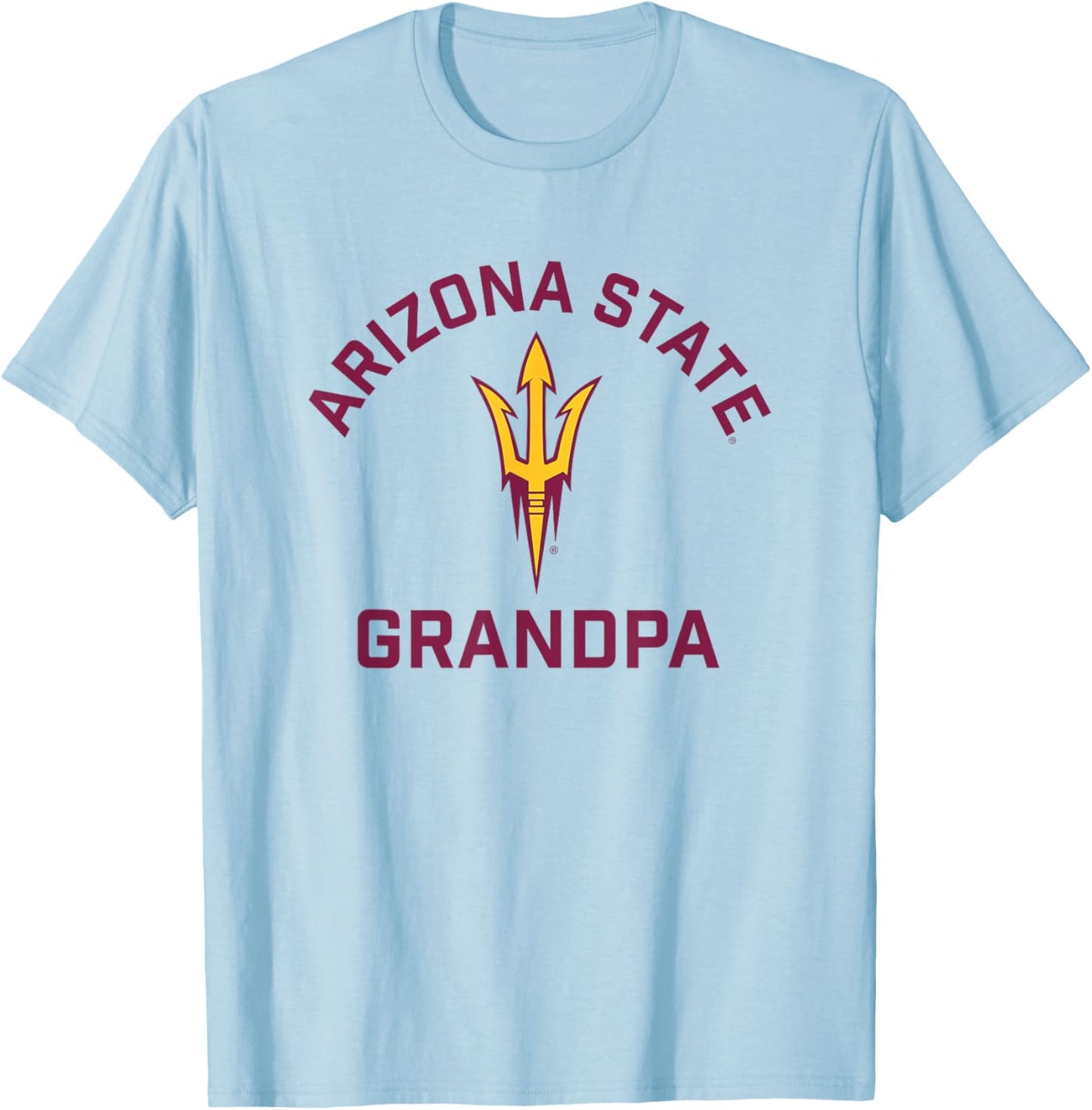Arizona State University Sun Devils Arched Grandpa T-Shirt - T-Shirt | Light Blue