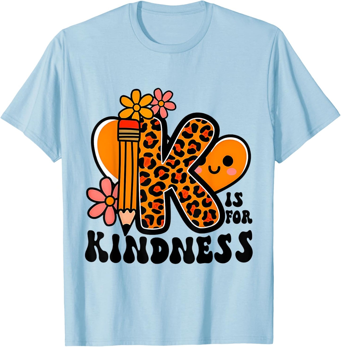 Unity Day Shirt Kindness Orange Teacher Kids Be Kind T-Shirt - T-Shirt | Light Blue