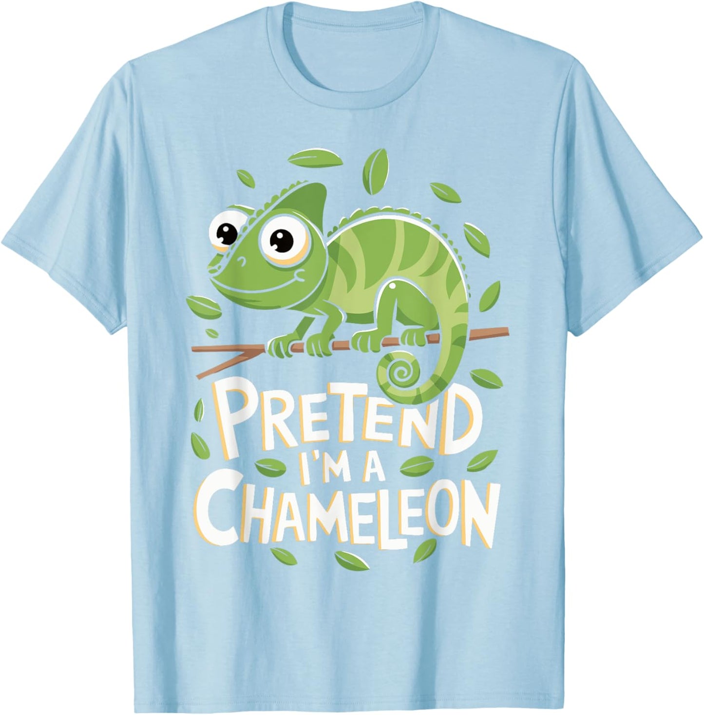 Pretend I'm A Chameleon T-Shirt - T-Shirt | Light Blue