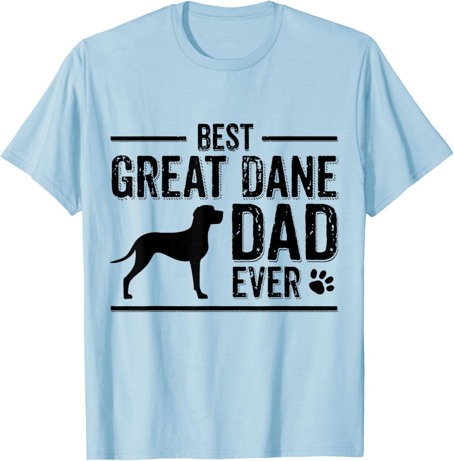 Best Great Dane Dad T-Shirt - T-Shirt | Light Blue