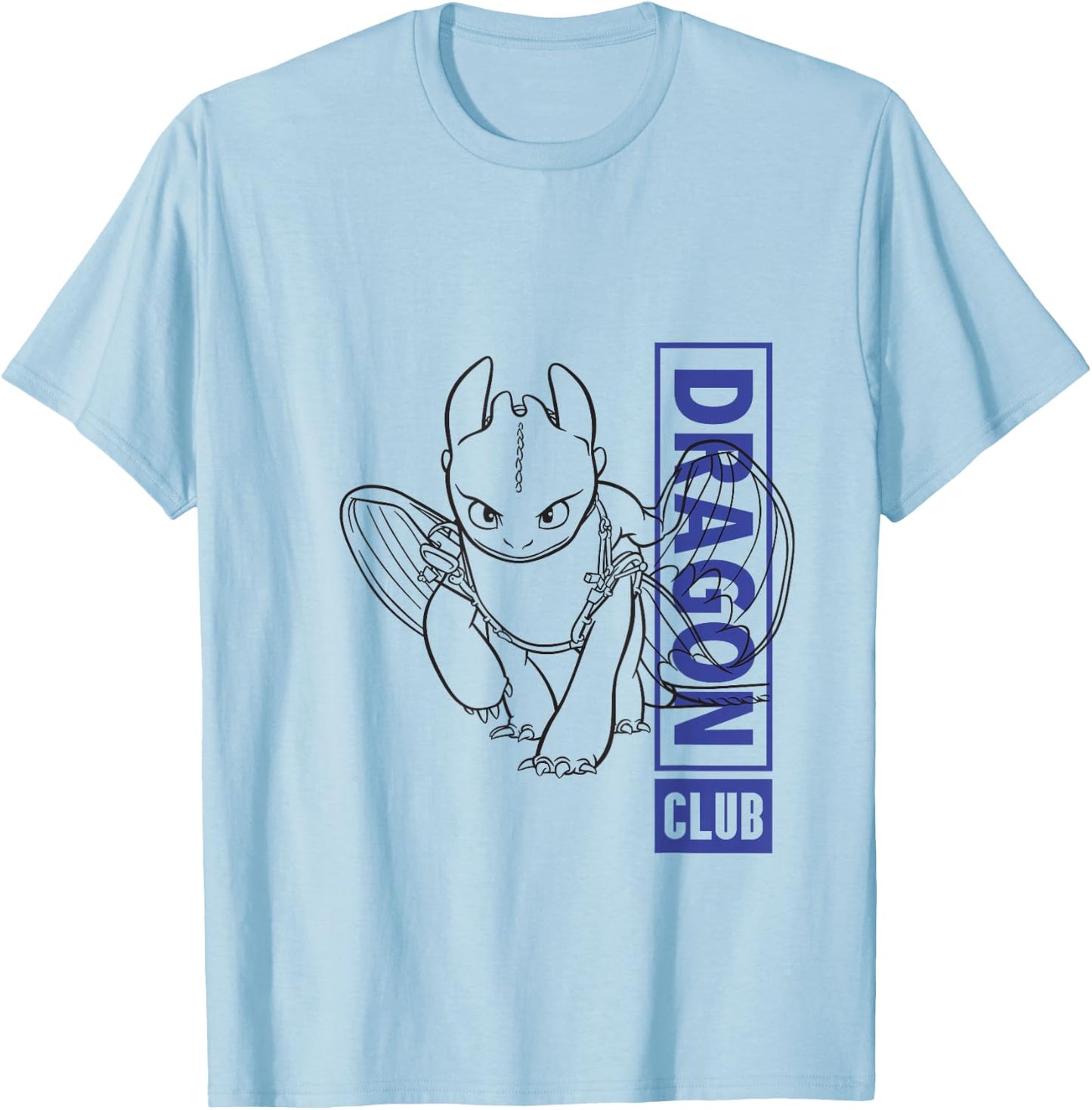 How to Train Your Dragon 3 Hidden World Club T-Shirt - T-Shirt | Light Blue
