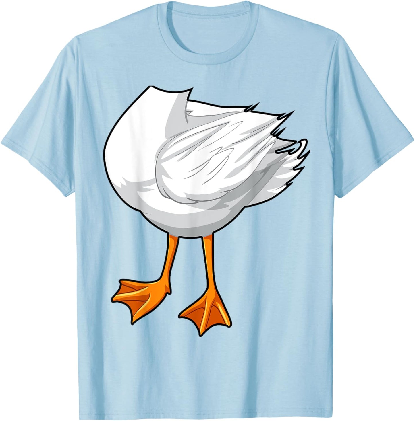 Duck Costume Halloween Duck Face Costume Funny Adults Kids T-Shirt - T-Shirt | Light Blue