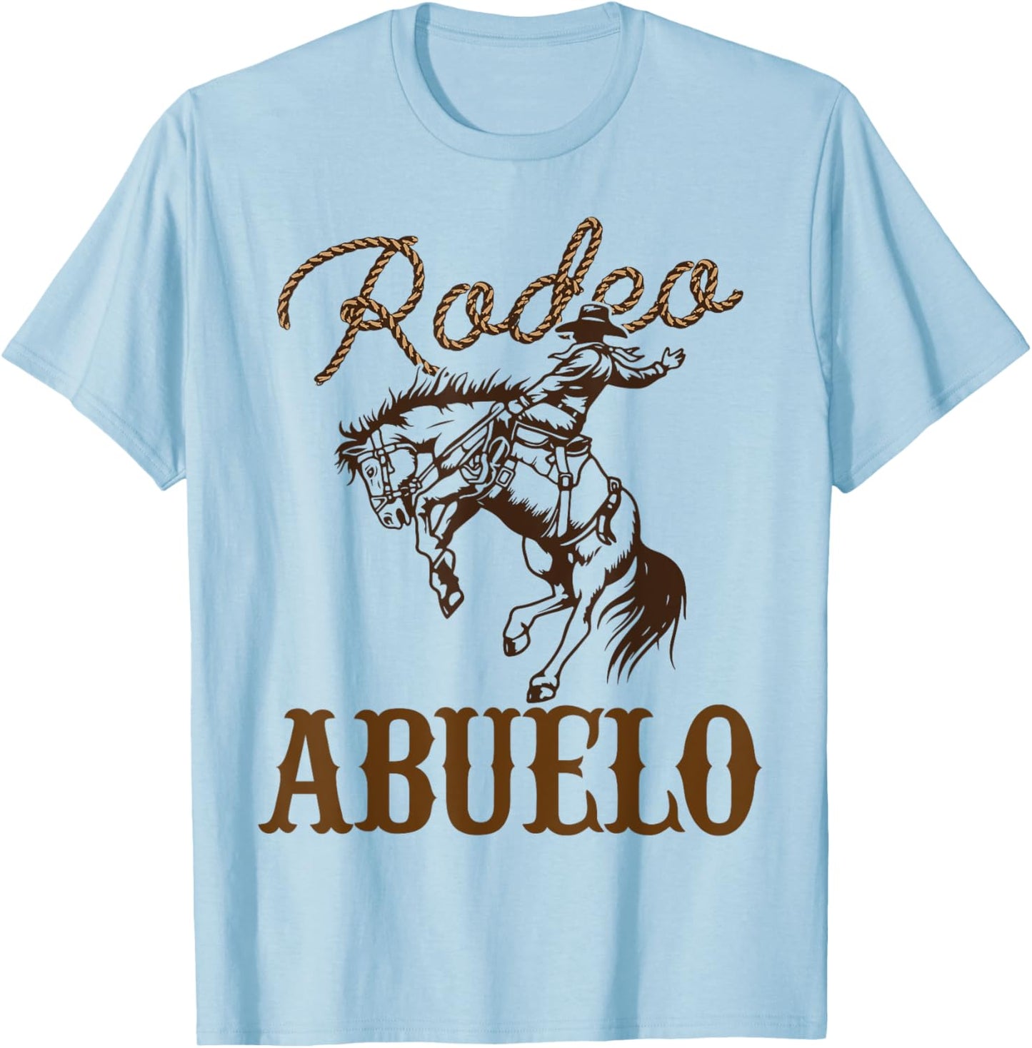 Abuelo Birthday Cowboy Cowgirl Western Rodeo Grandpa Party T-Shirt - T-Shirt | Light Blue