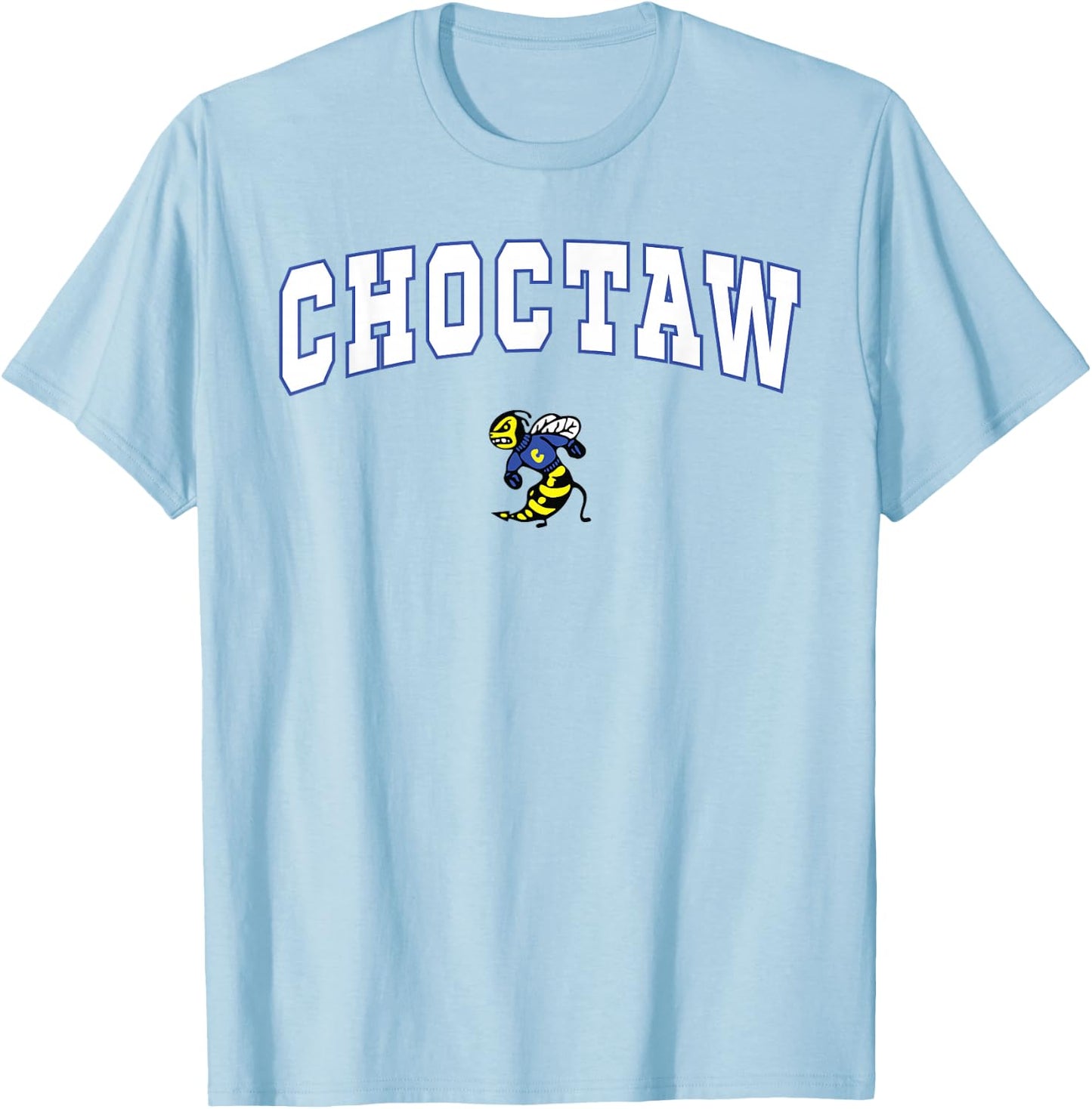 Choctaw High School Yellow Jackets T-Shirt - T-Shirt | Light Blue