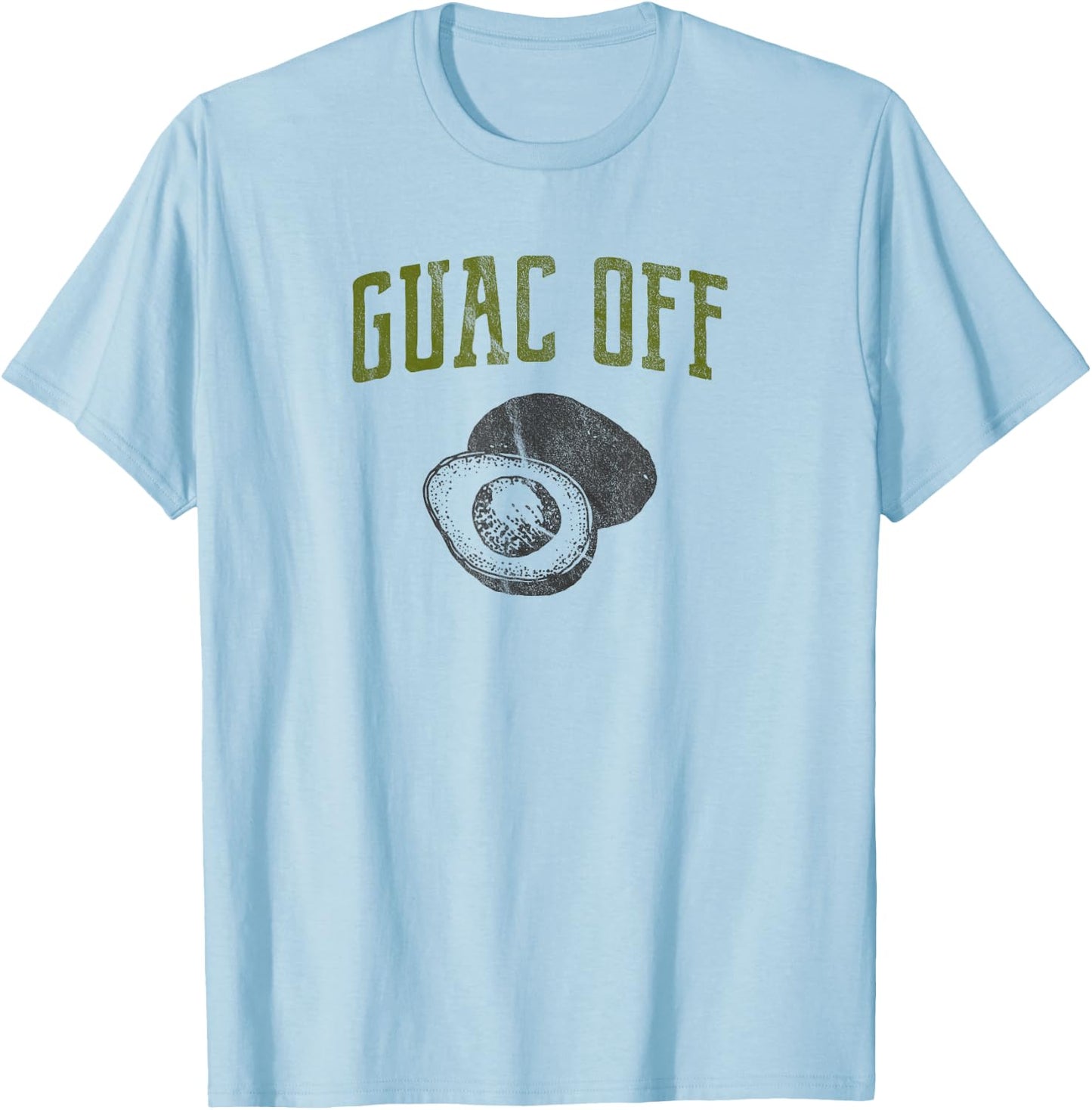 Funny Guac - Guac Off T-Shirt - T-Shirt | Light Blue