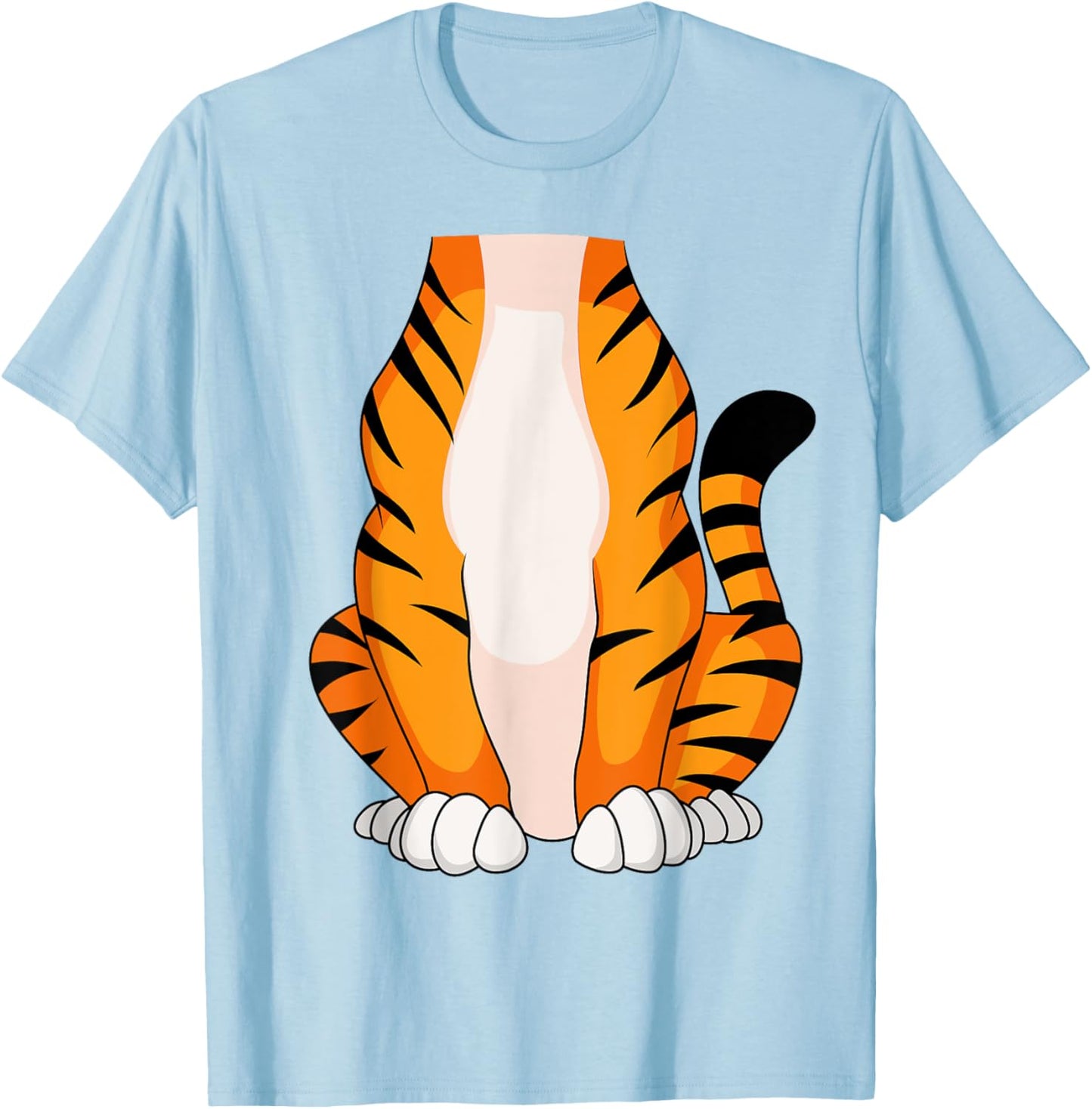 Tiger Shirt Men Women Kids Tiger Costume T-Shirt - T-Shirt | Light Blue