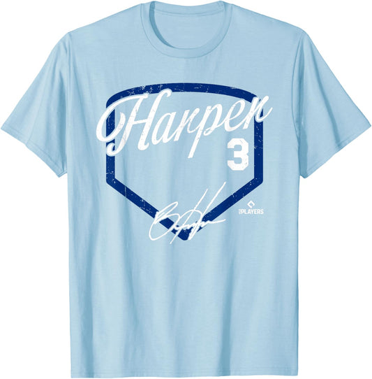 MLBPA - Major League Baseball Bryce Harper - MLBHARP3003 T-Shirt - T-Shirt | Light Blue