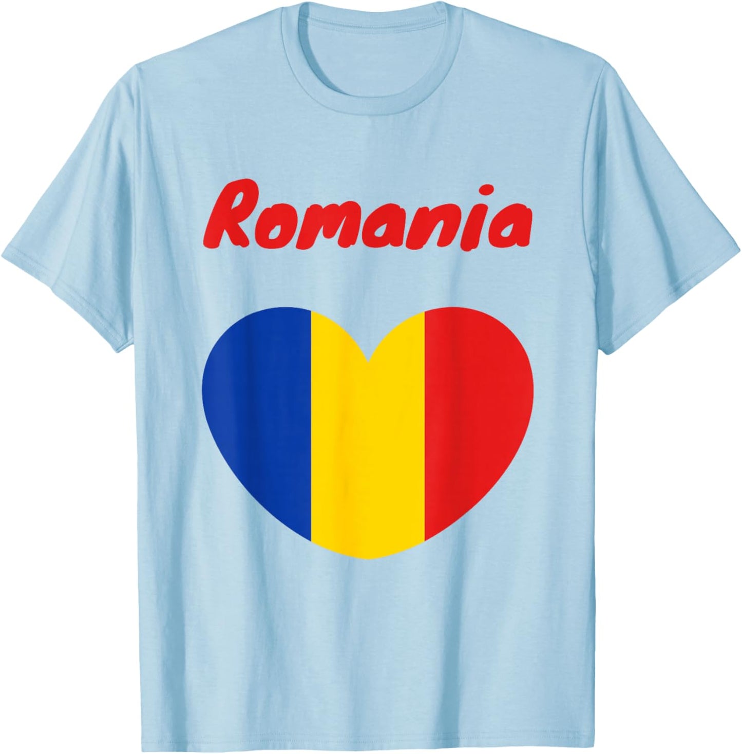 Rumänien Flagge Damen Rumänien Männer Frauen Kinder Romania T-Shirt - T-Shirt | Light Blue