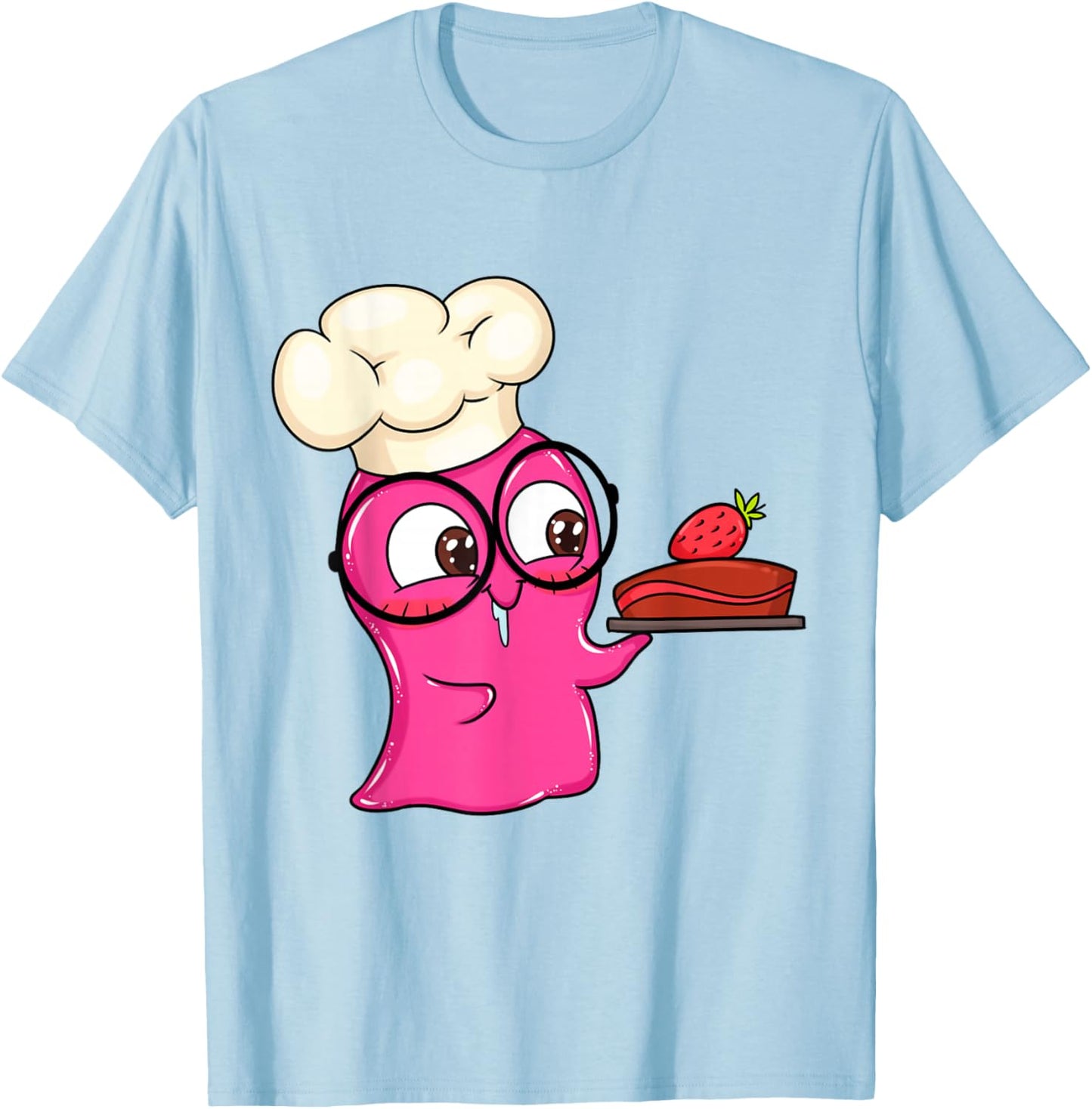 Slime Sam is a Chef T-Shirt - T-Shirt | Light Blue