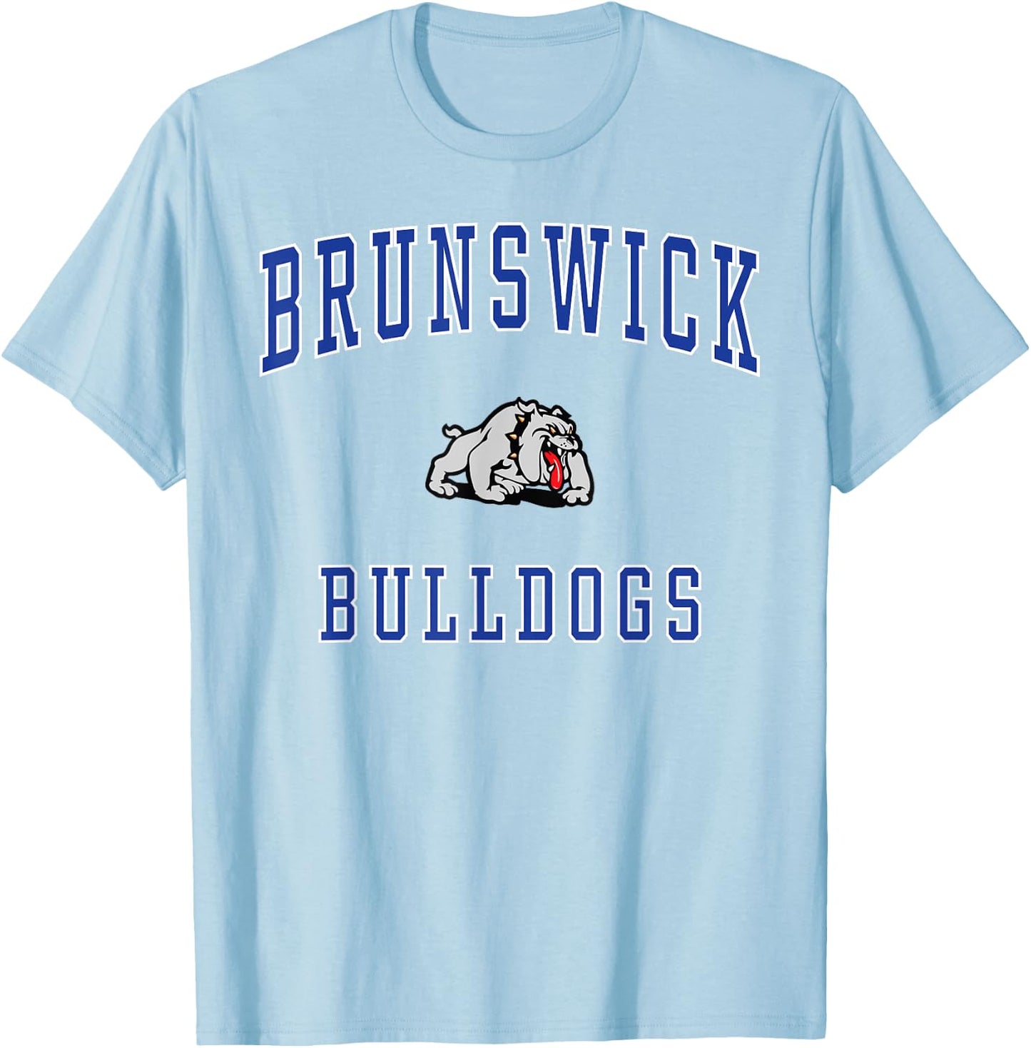 Brunswick High School Bulldogs T-Shirt - T-Shirt | Light Blue