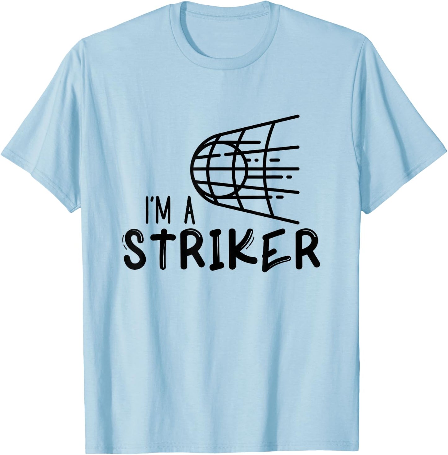 Soccer Striker T-Shirt - T-Shirt | Light Blue