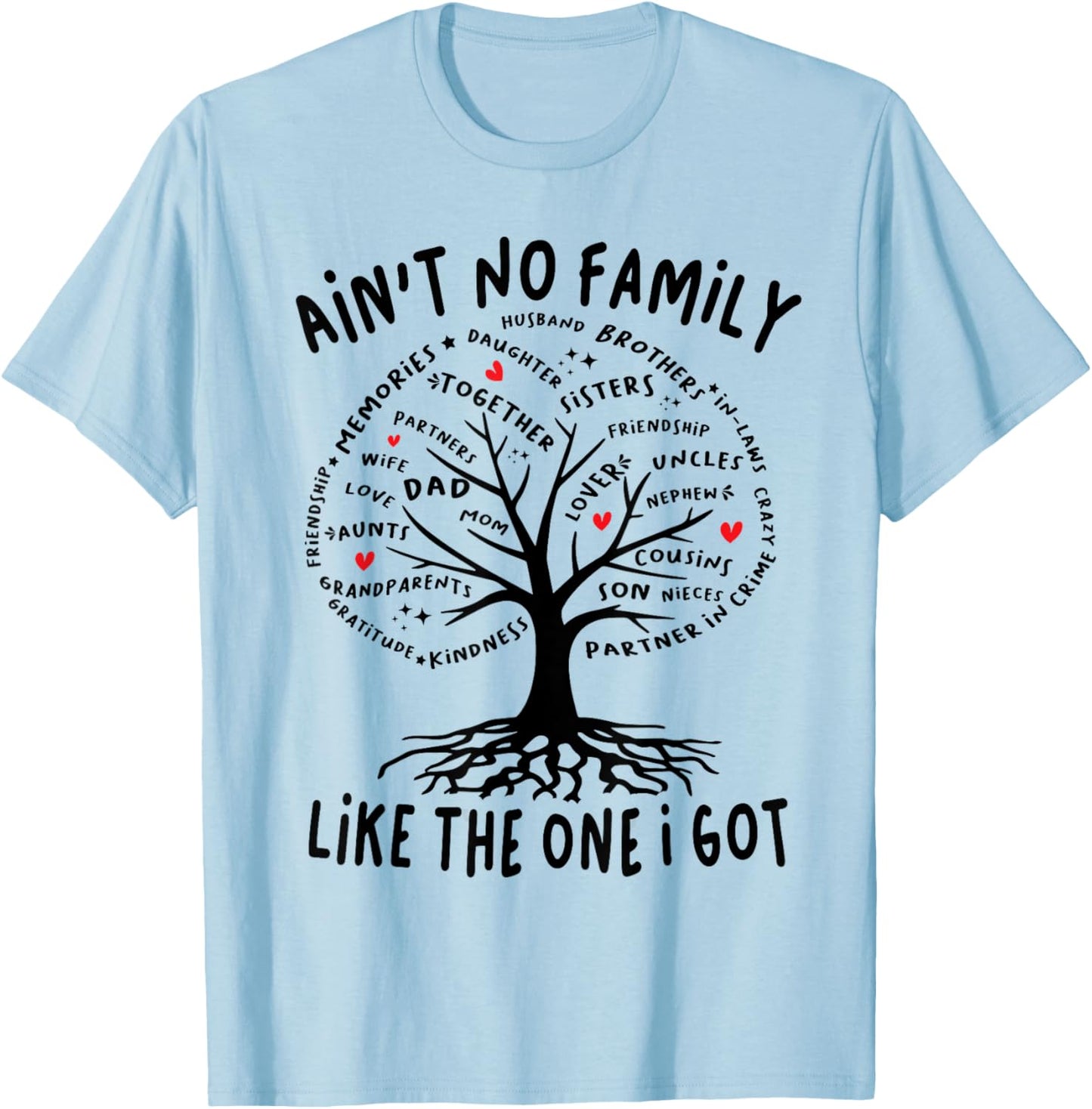 Ain't No Family Like The One I Got Matching Family Reunion T-Shirt - T-Shirt | Light Blue