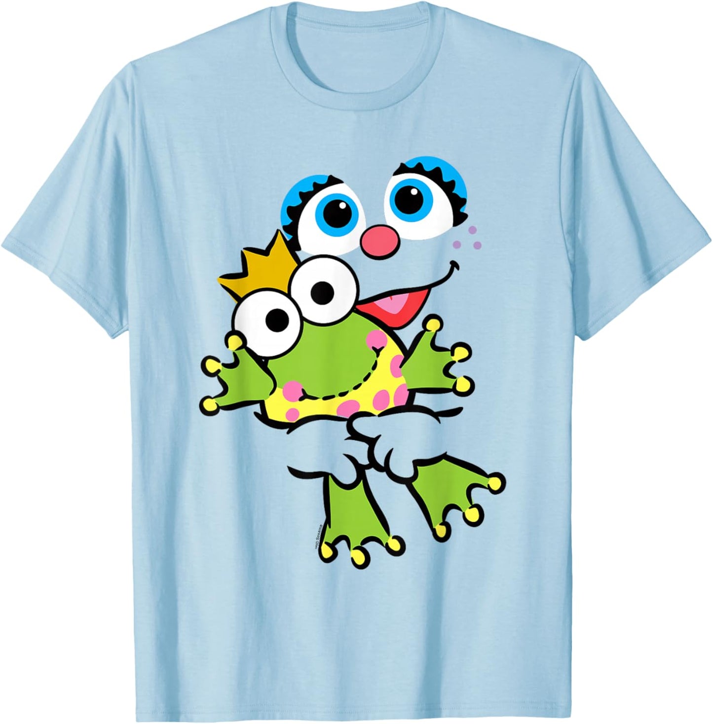 Sesame Street Abby Cadabby Holding Prince Halloween Costume T-Shirt - T-Shirt | Light Blue
