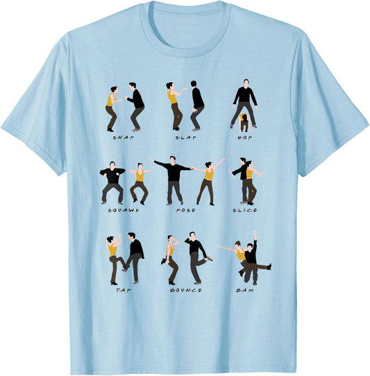 The routine with friends T-Shirt - T-Shirt | Light Blue