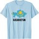 Republic of Kazakhstan Flag T-Shirt - T-Shirt | Light Blue