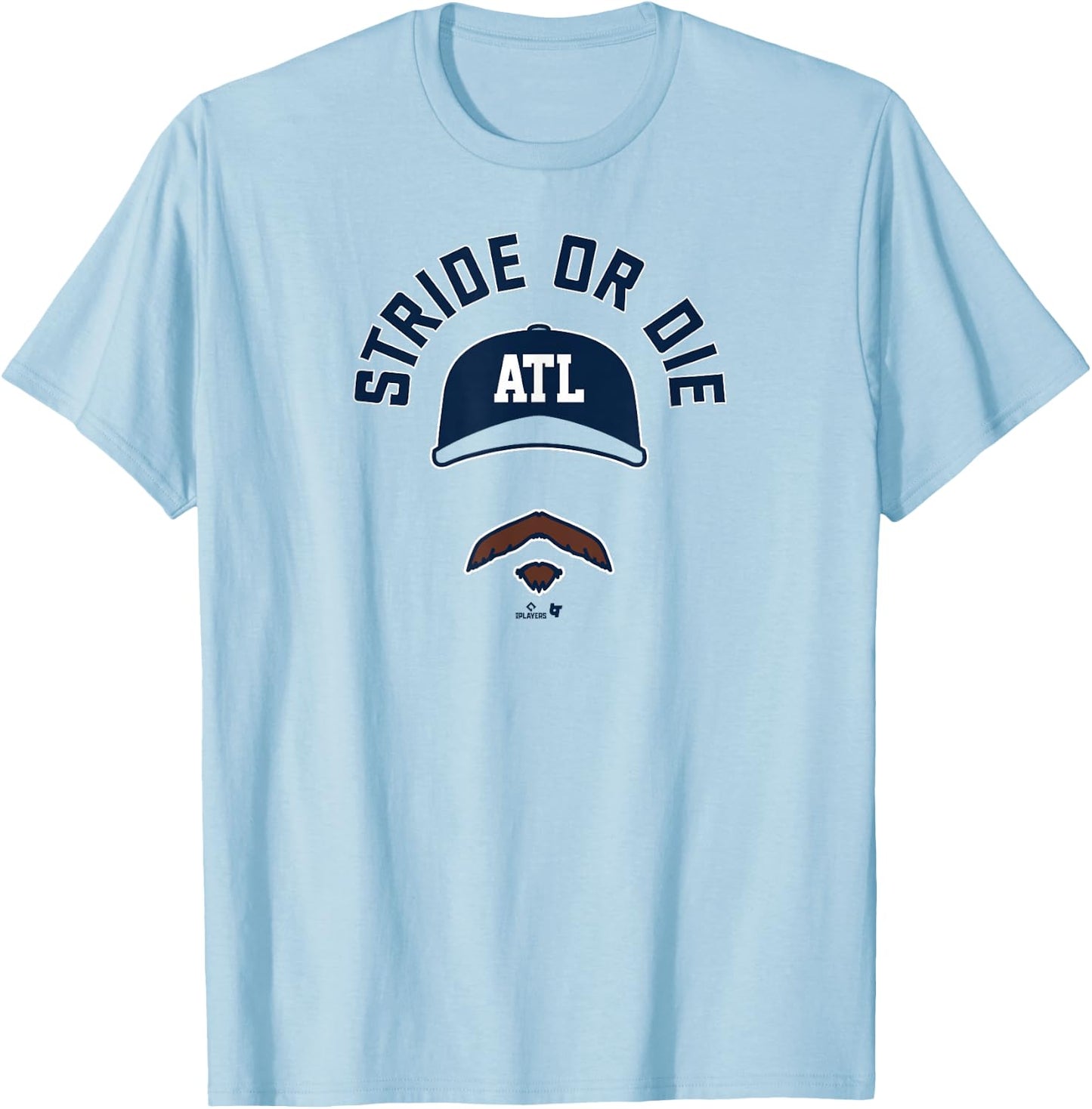 BreakingT Spencer Strider: Stride Or Die Adult Red Short Sleeve - Small T-Shirt - T-Shirt | Light Blue