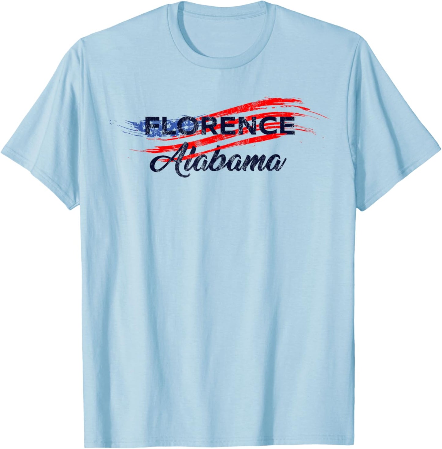 Florence Alabama, USA Vintage Hometown American Original T-Shirt - T-Shirt | Light Blue